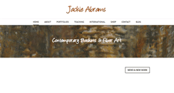 Desktop Screenshot of jackieabrams.com